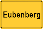 Place name sign Eubenberg