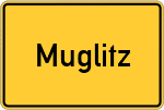 Place name sign Muglitz