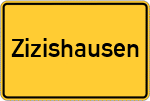 Place name sign Zizishausen
