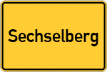 Place name sign Sechselberg