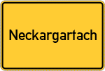 Place name sign Neckargartach