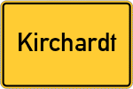 Place name sign Kirchardt