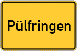 Place name sign Pülfringen