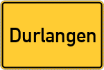 Place name sign Durlangen