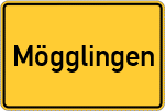 Place name sign Mögglingen