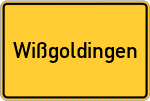 Place name sign Wißgoldingen