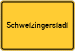 Place name sign Schwetzingerstadt