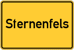 Place name sign Sternenfels