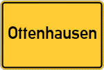 Place name sign Ottenhausen