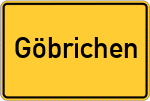 Place name sign Göbrichen