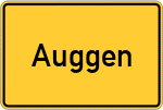 Place name sign Auggen
