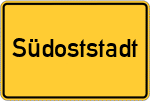 Place name sign Südoststadt