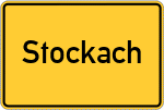Place name sign Stockach