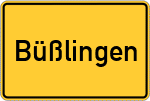 Place name sign Büßlingen
