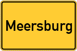 Place name sign Meersburg