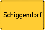 Place name sign Schiggendorf