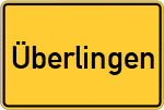 Place name sign Überlingen