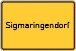 Place name sign Sigmaringendorf