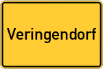 Place name sign Veringendorf