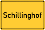 Place name sign Schillinghof