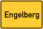 Place name sign Engelberg