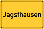 Place name sign Jagsthausen