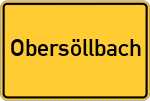 Place name sign Obersöllbach