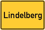 Place name sign Lindelberg