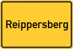 Place name sign Reippersberg