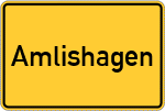 Place name sign Amlishagen