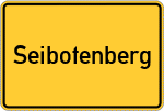 Place name sign Seibotenberg