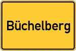 Place name sign Büchelberg