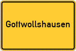 Place name sign Gottwollshausen