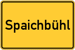 Place name sign Spaichbühl