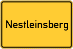 Place name sign Nestleinsberg