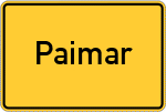 Place name sign Paimar
