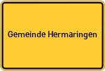 Place name sign Gemeinde Hermaringen