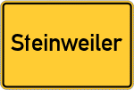 Place name sign Steinweiler
