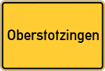 Place name sign Oberstotzingen