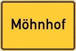 Place name sign Möhnhof