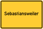 Place name sign Sebastiansweiler