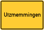 Place name sign Utzmemmingen