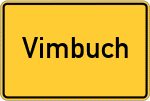 Place name sign Vimbuch