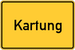 Place name sign Kartung
