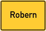 Place name sign Robern