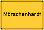 Place name sign Mörschenhardt