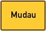 Place name sign Mudau