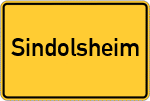 Place name sign Sindolsheim