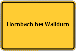 Place name sign Hornbach bei Walldürn