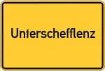 Place name sign Unterschefflenz
